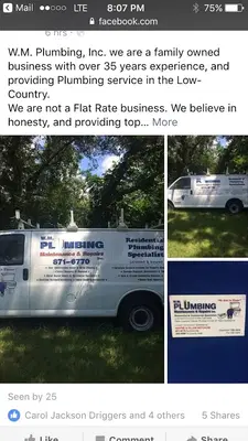 WM Plumbing Maintenance & Repairs Inc.